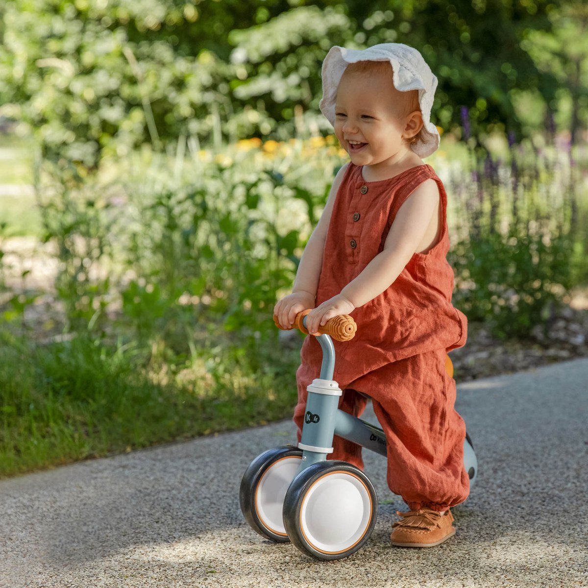 Kinderkraft CUTIE - Loopfietsje - Leerfiets - vanaf 1 jaar - Lichtroze