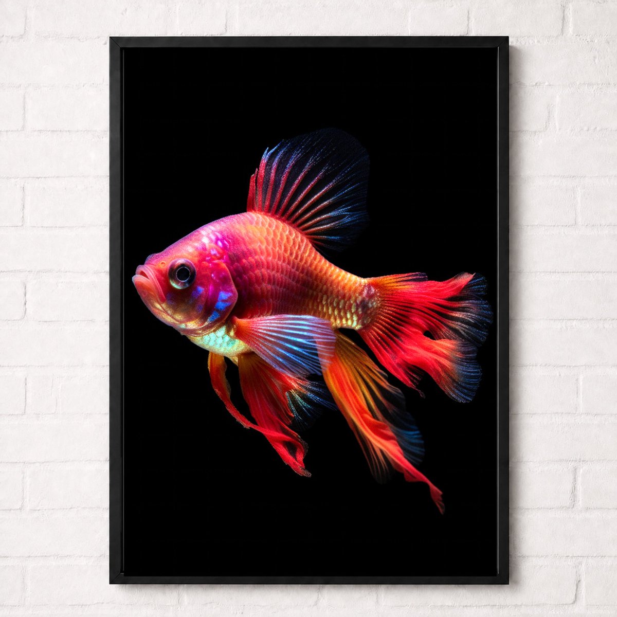 Betta Vis Poster - Onderwaterwereld Collectie - Dieren Posters - A1+ 61 x 91,5 cm
