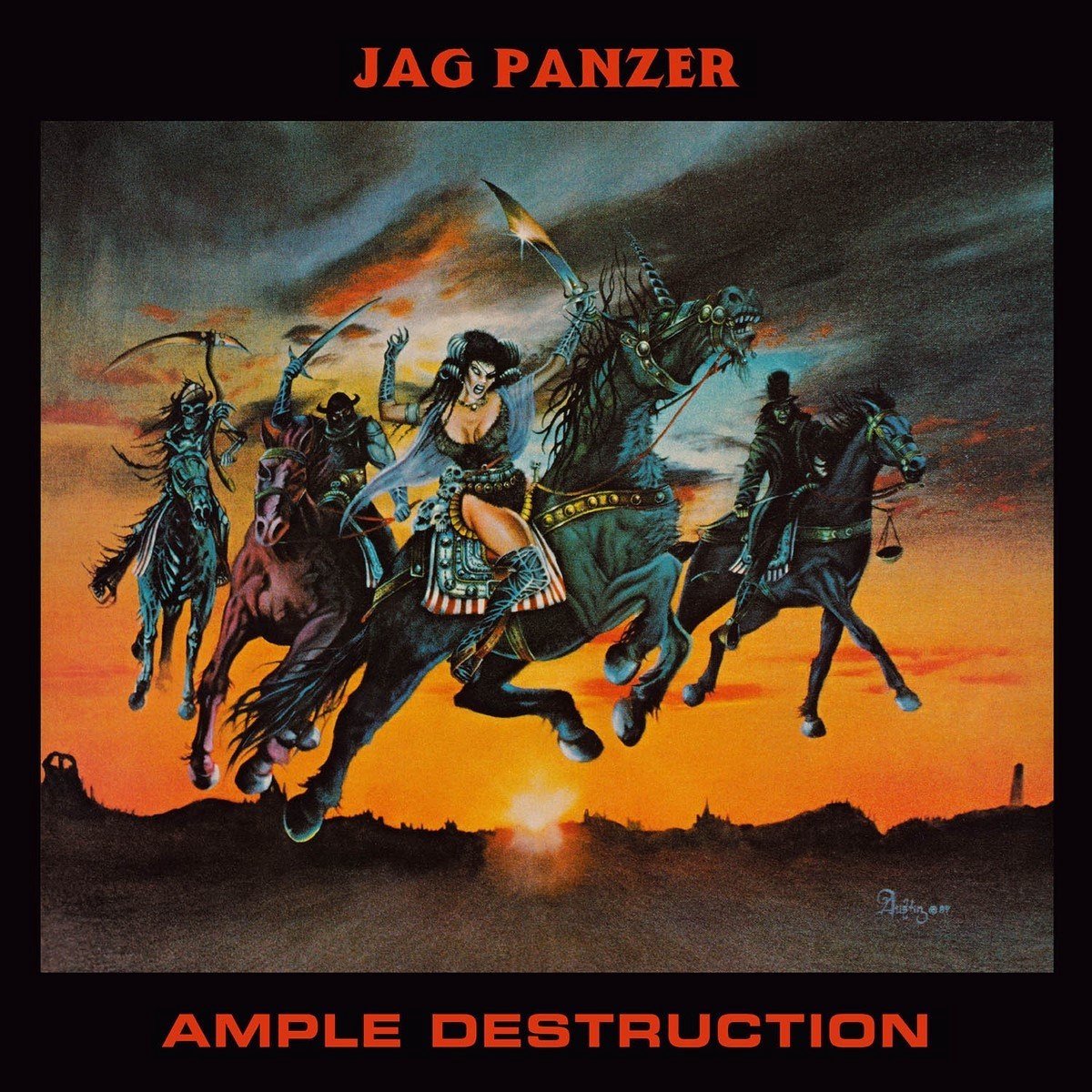 Jag Panzer - Ample Destruction (LP) (Coloured Vinyl)
