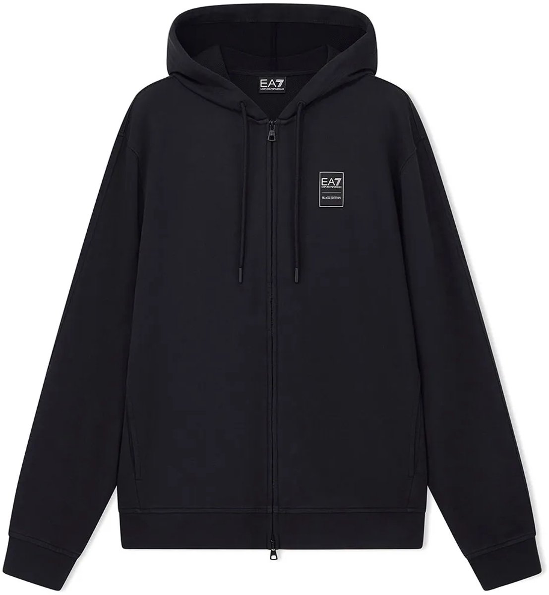 Ea7 Emporio Armani 7m002110_af27201 Sweatshirt Met Rits Zwart M Man