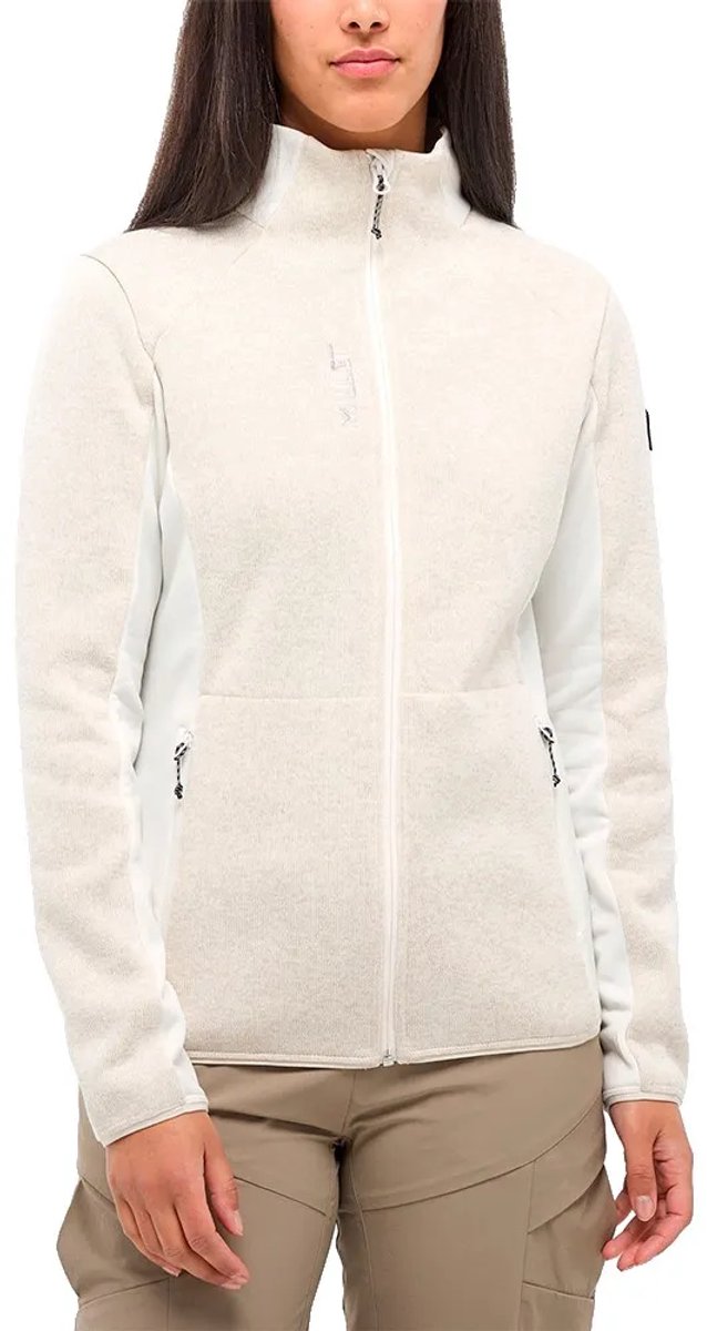 Millet Chamonix Knit Fleece Met Volledige Rits Beige M Vrouw