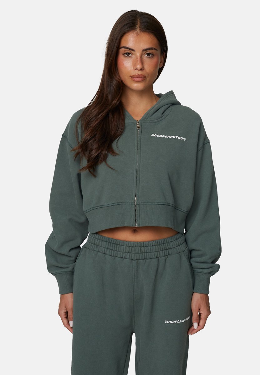 Good For Nothing - Outdoortrui - Katoen - Vrouwen - Maat S - groen