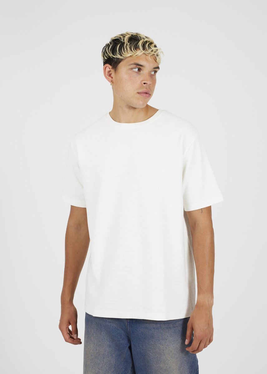 Brave Soul - T-shirt - Katoen - Mannen - Maat S - gebroken wit