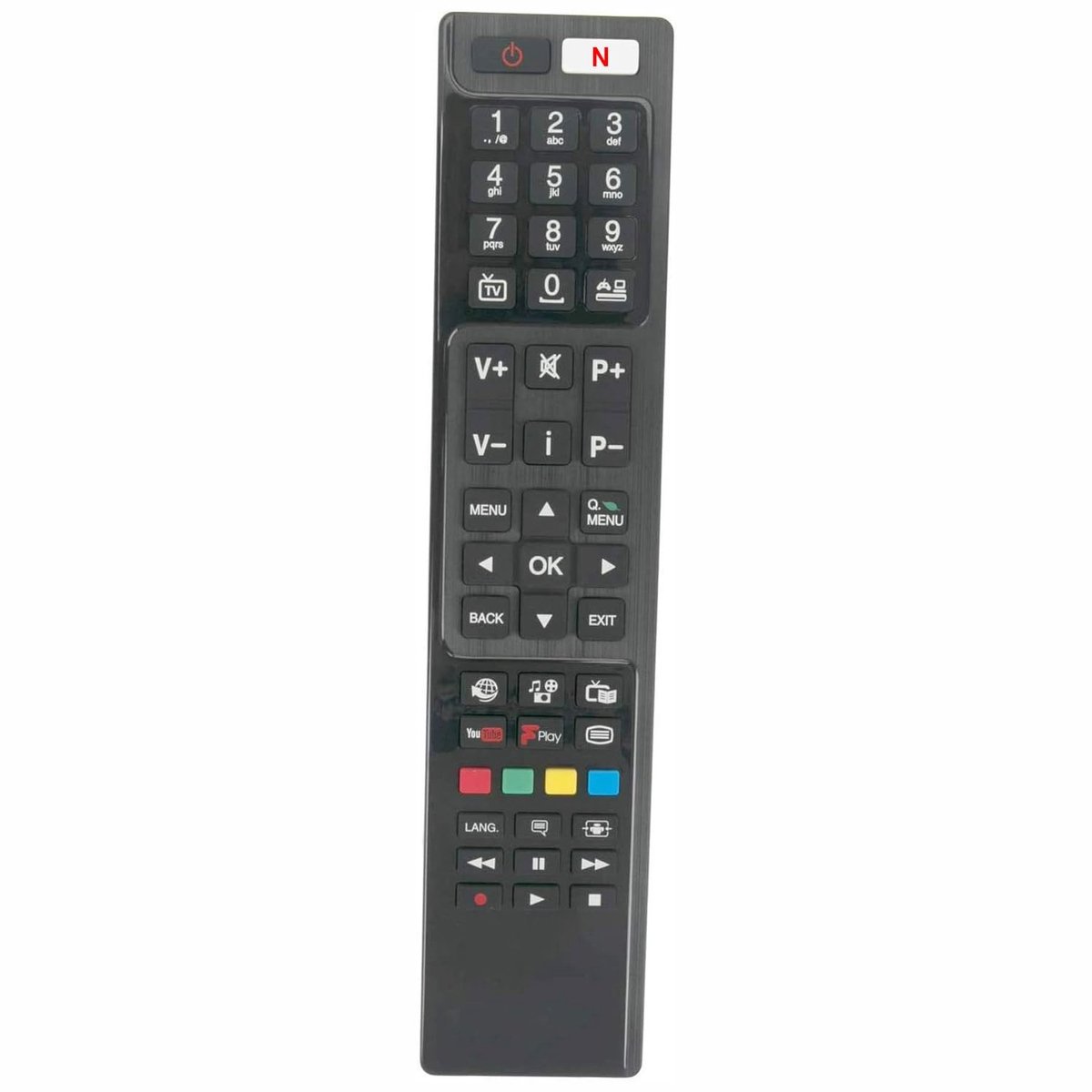 Solidchoice - Vervangende Afstandsbediening voor Bush Smart TV