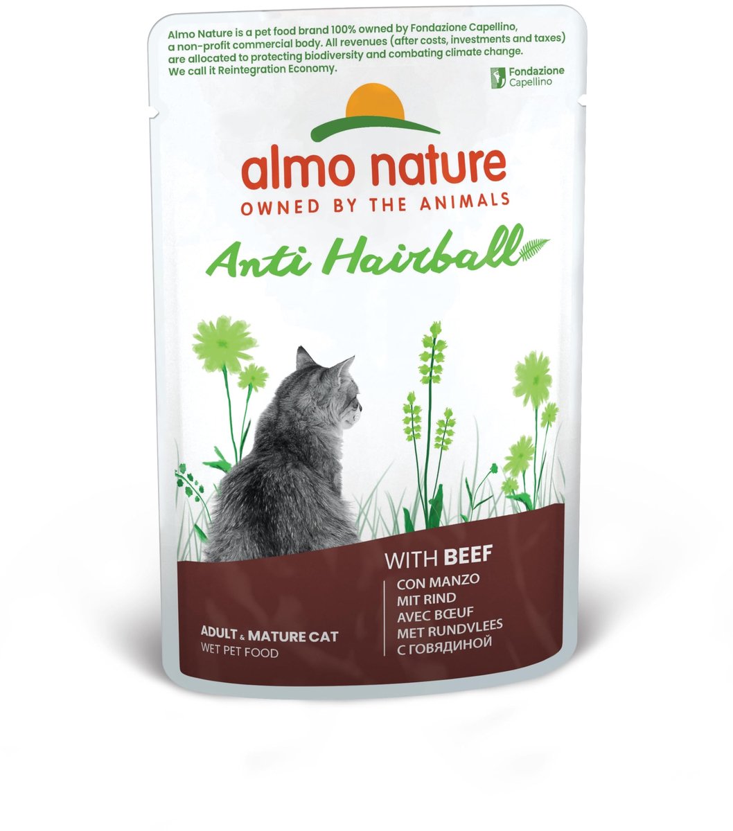 Solidchoice - Anti-Haarbal Voeding met Rundvlees voor Volwassen Katten, 70 g