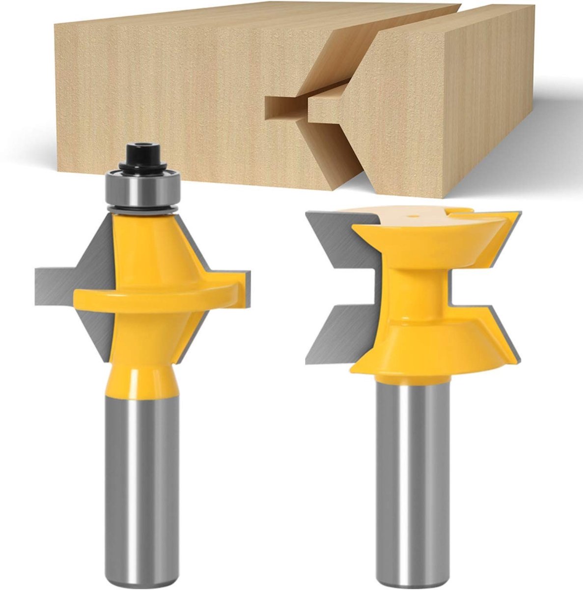 Solidchoice - 1/2 Inch Schacht Router Bit Set voor Houtbewerking