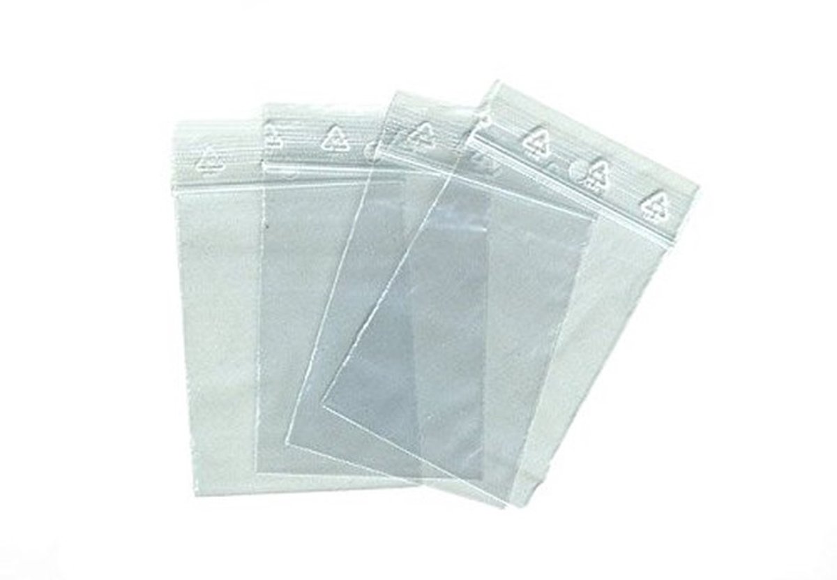 Solidchoice - Plastic Zipper Bags, 120 x 170 mm, 500 Stuks