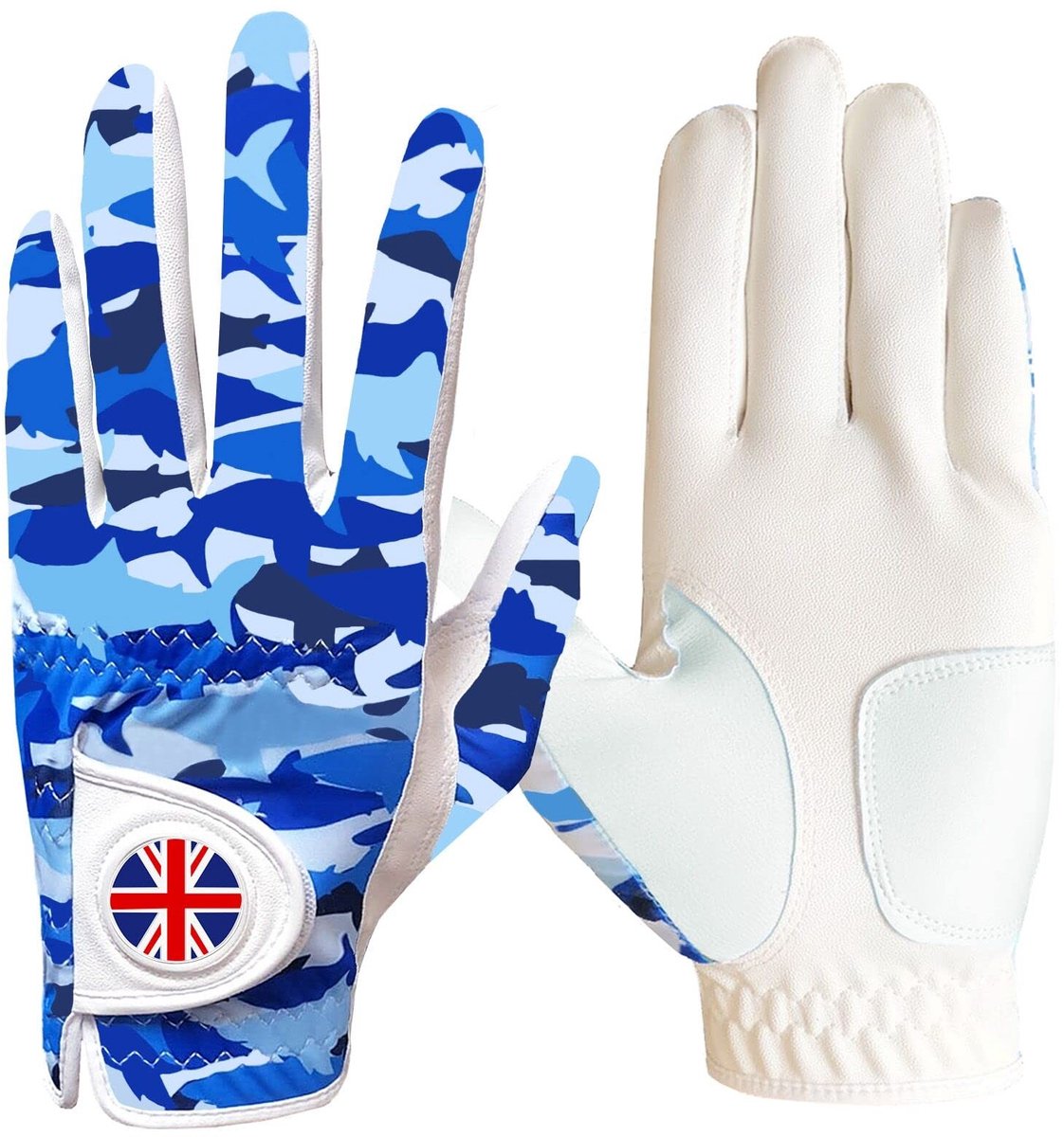 Solidchoice - Golfhandschoenen voor Mannen met Ball Marker, Cabretta Leer, Camouflage Ontwerp