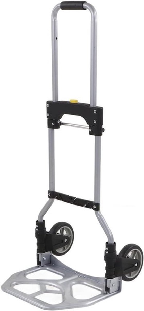 Vouwbare Handtruck met 70 kg Draagvermogen, Lichtgewicht Trolley voor Verhuizing, Winkelen en Kamperen, Ideaal voor Vissen en Reizen