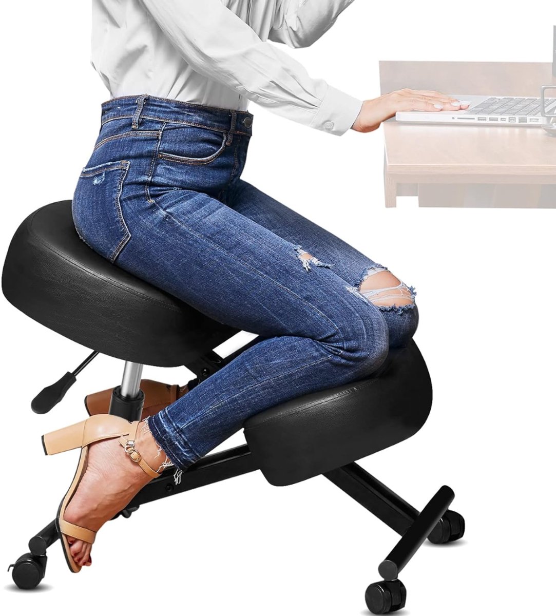 ZRNS® Ergonomische Kniestoel - Balans Bureaustoel - Werkkruk - Kniekruk - Thuis en Kantoor