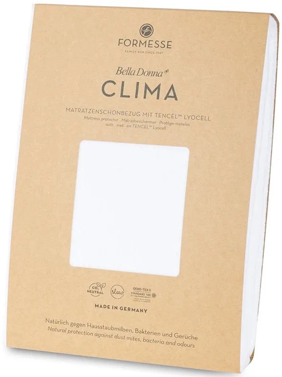 Formesse Bella Donna Clima Molton Piccola (topperhoeslaken) 160x210/220 Wit