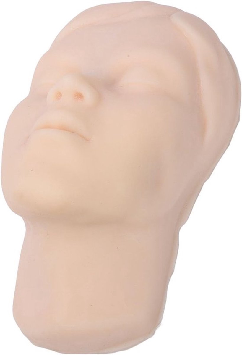 Siliconen Mannequin Gezichtsmodel voor Injectietraining en Microplastic Educatie - 1:1 Model Geschikt voor Massages en Make-up Toepassingen