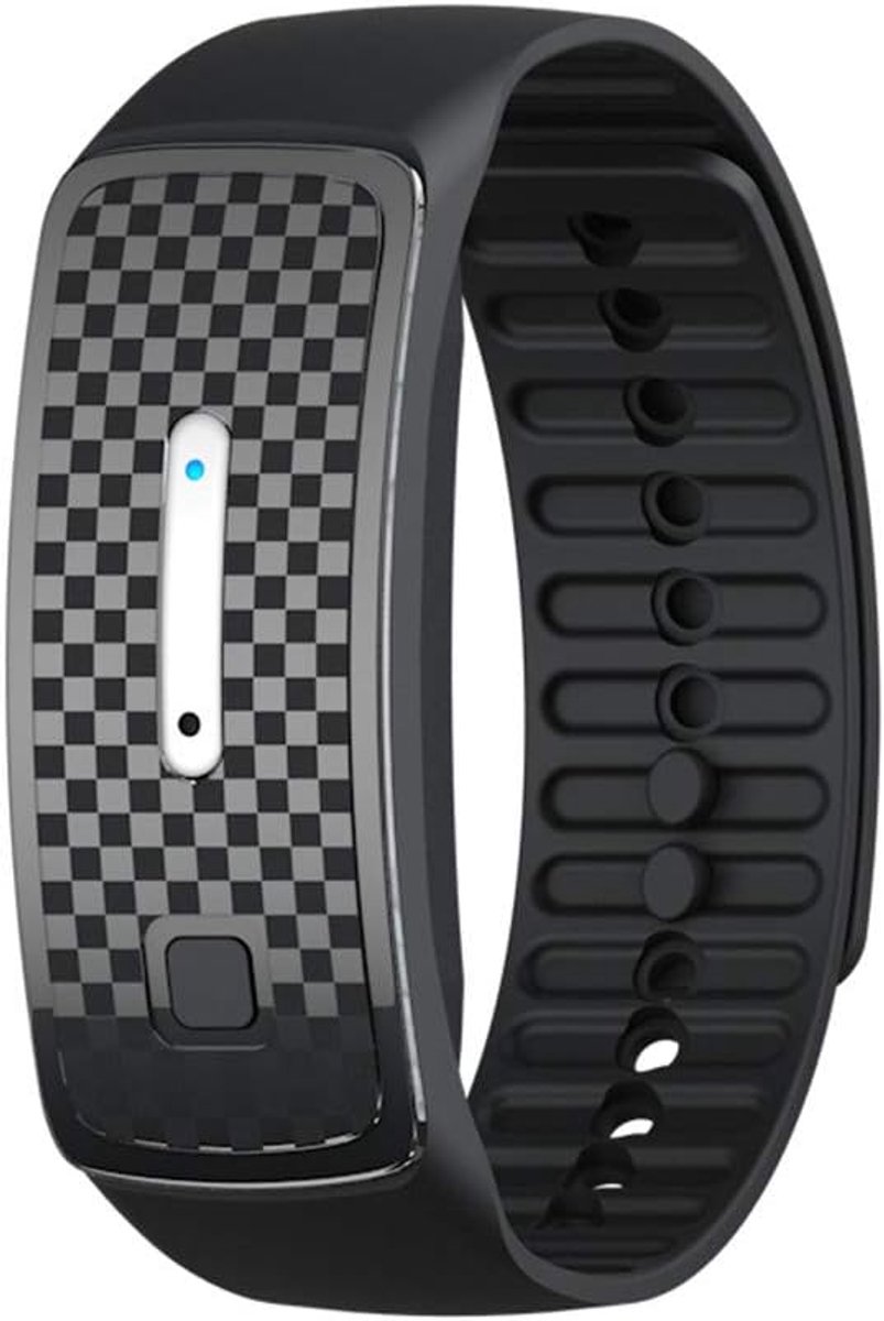 Anti-muggen armband - Ultrasoon - Smart - Insecten Wering - Buiten Activiteiten - Slapen – Insecten Armband voor Kinderen & Volwassenen | Anti Muggen Polsband Outdoor - Muggenwerende Armband Tegen Muggen - Zwart