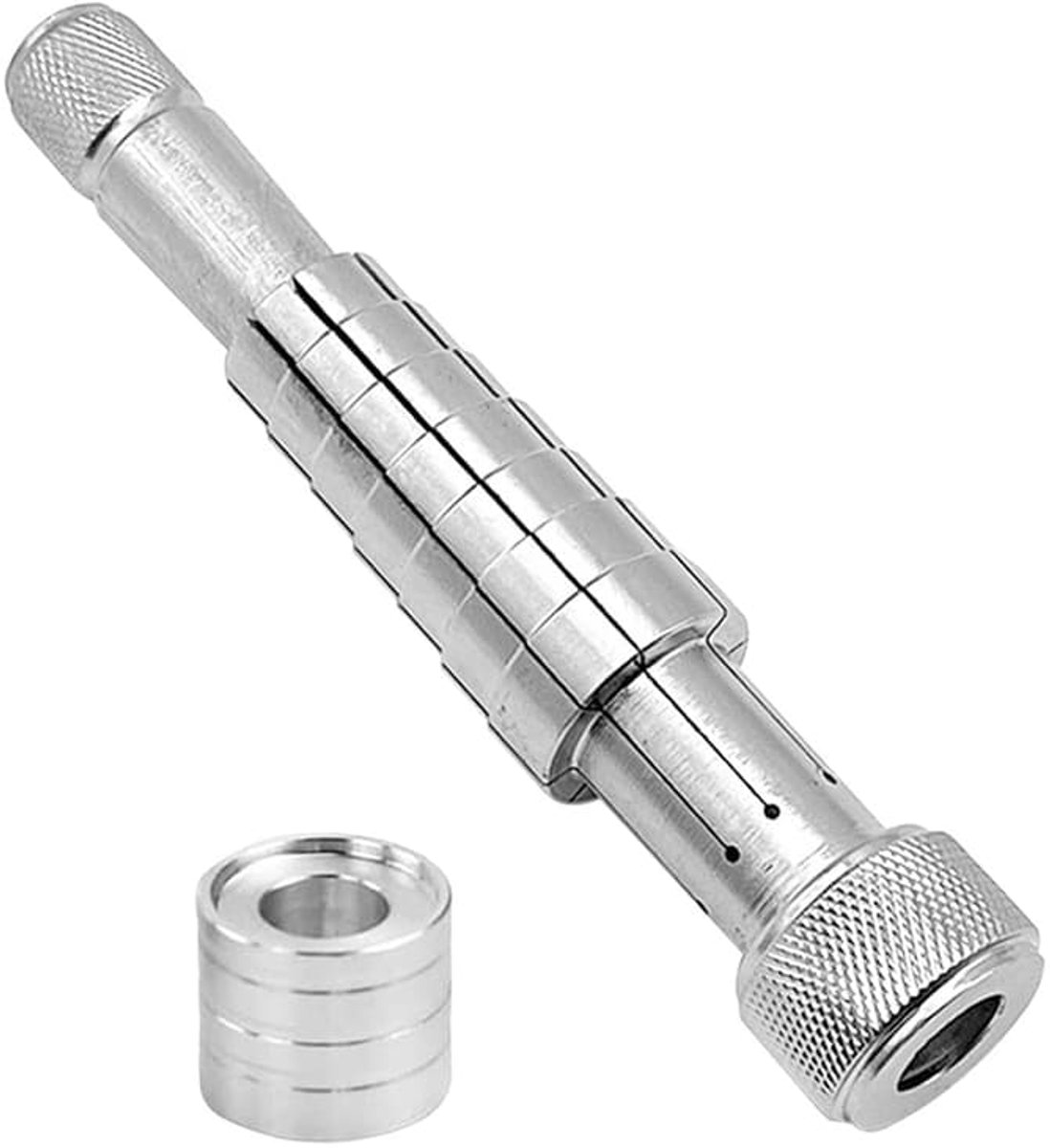 Ringvergroter, meetinstrument Geschikt voor trouwringen, meetinstrument Geschikt voor ringen en banden (Geschikt voor verlengen en vergroten), gereedschap Geschikt voor sieradenreparatie, vergrootglas van 17-24 mm