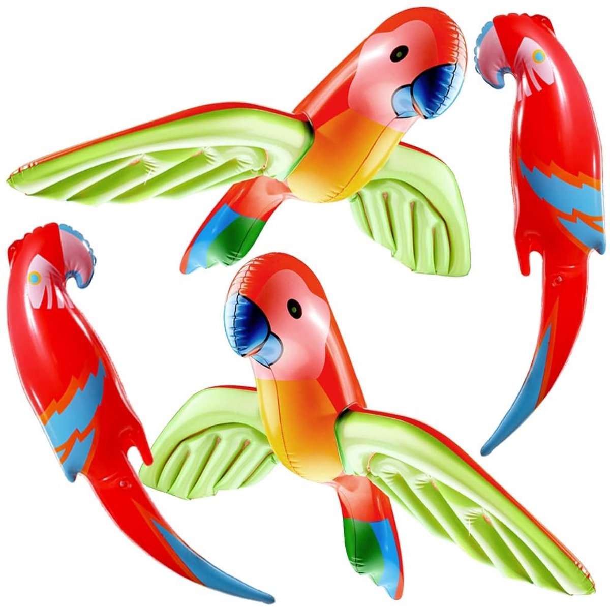 Solidchoice - Opblaasbare Papegaai voor Feestdecoratie