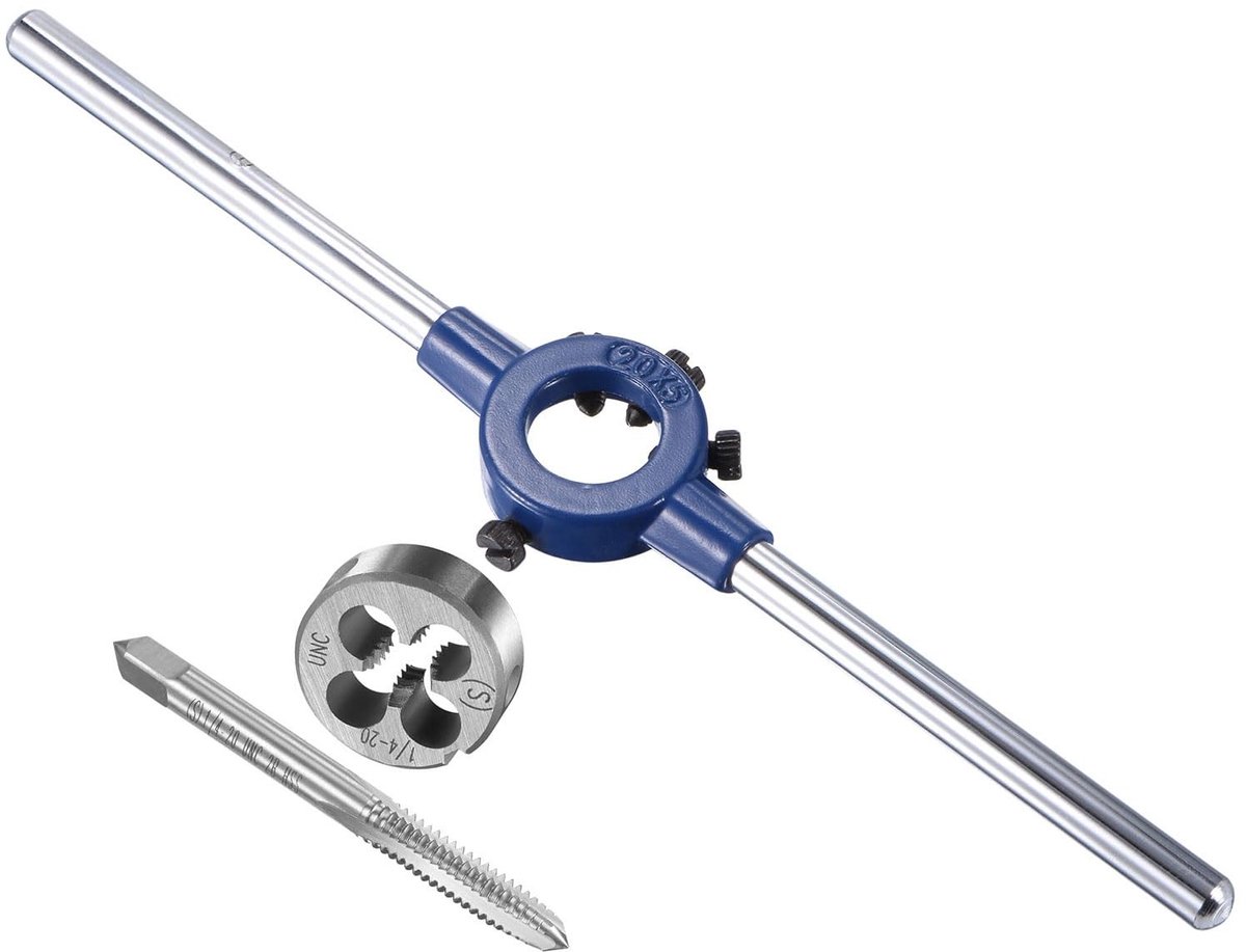 Solidchoice - Tap en Draadset met Hoogwaardige Stalen Taps en Gereedschap