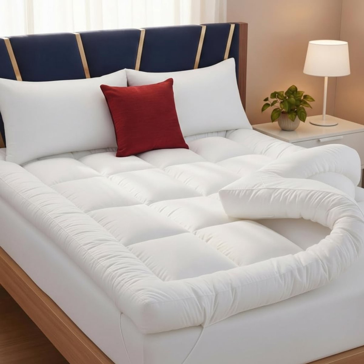 Solidchoice - Matras Topper King Size 10cm voor Extra Comfort