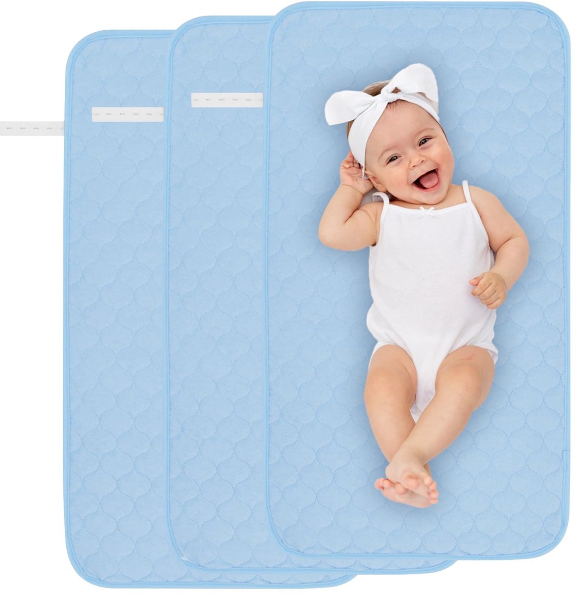 Solidchoice - 3-Pack Baby Verzorgingsmatten, Wasbaar en Waterdicht