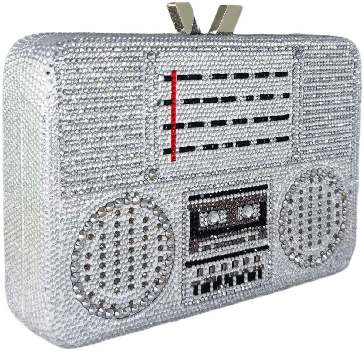 Solidchoice - Clutch met Retro Radio Boom Box Design