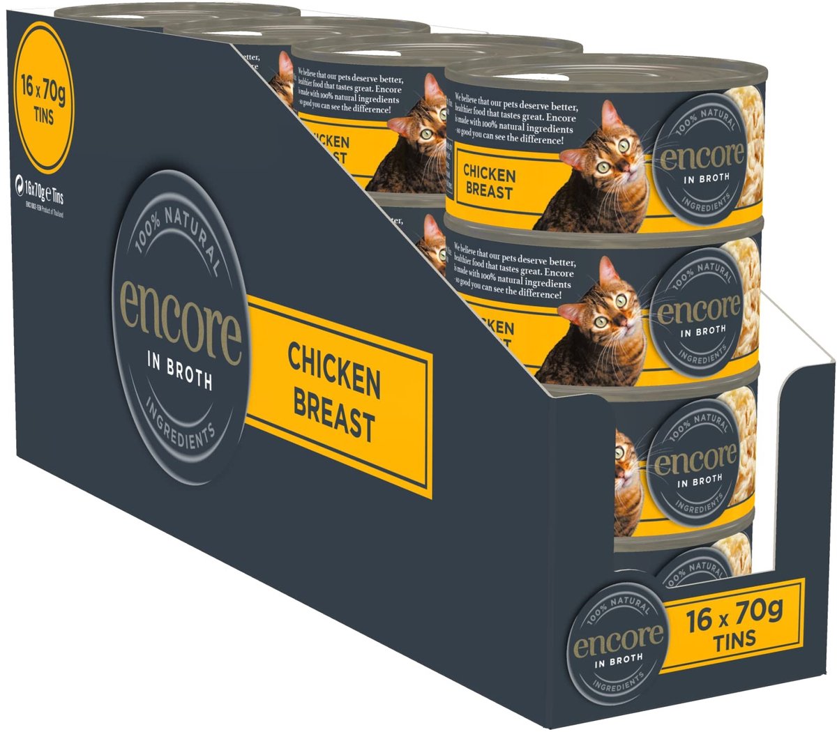 Solidchoice - 100% Natuurlijk Premium Natvoer voor Volwassen Katten in Bouillon