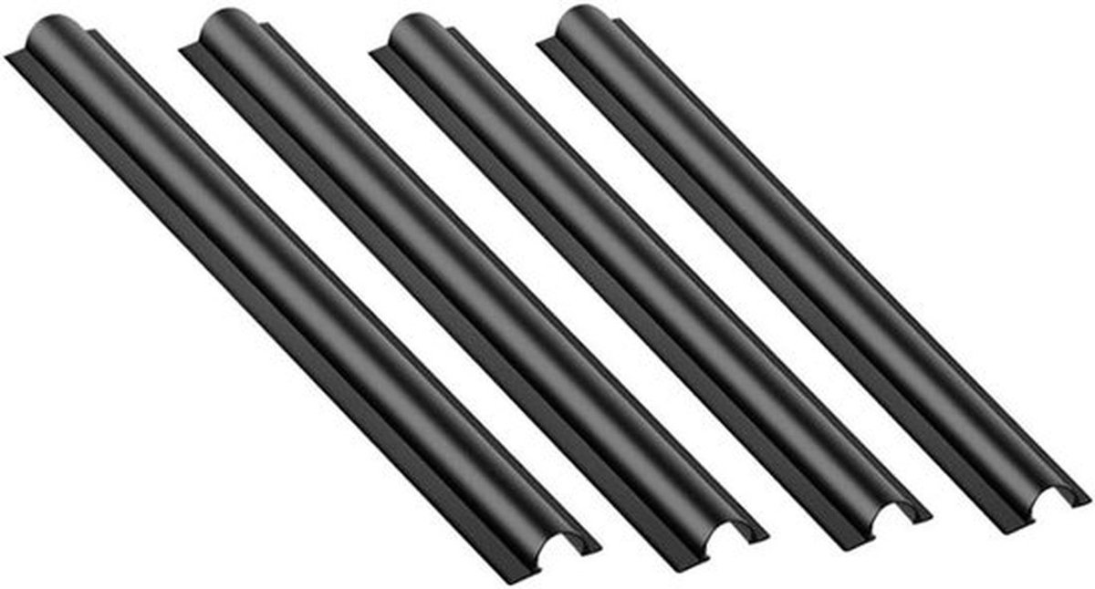 Kabelmanchetten voor auto - Kabelorganizer met verborgen afdekking - 4 stuks - Geschikt voor stroomkabel en beschermsticker