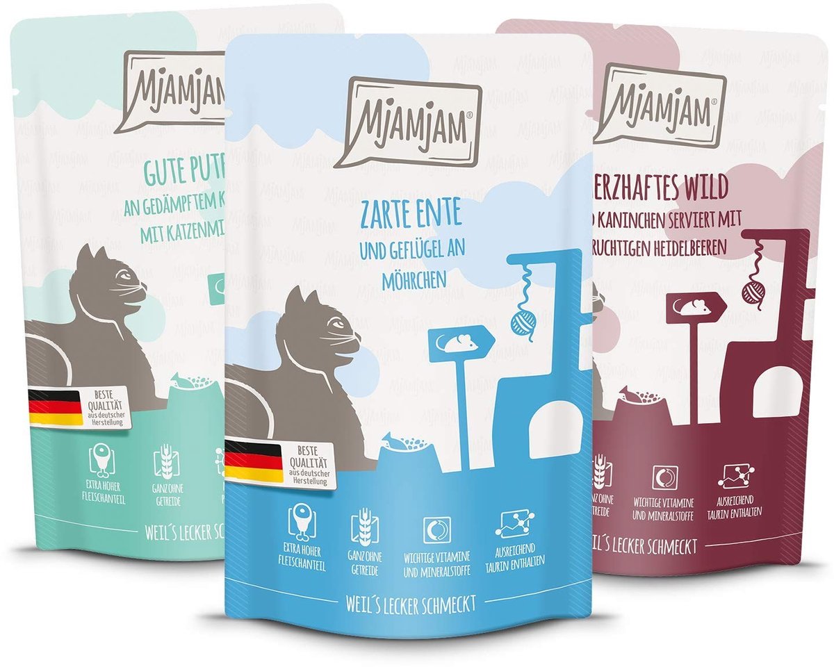 Solidchoice - Premium Natvoer voor Katten, Gemengde Verpakkingen, Pack van 12