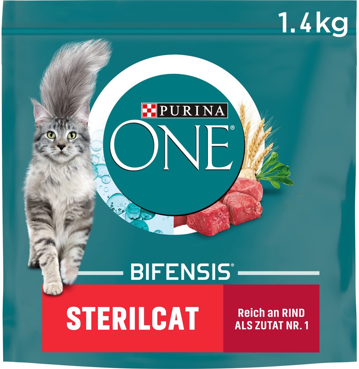 Solidchoice - Droog Kattenvoer voor Geholpen Katten met Rundvlees