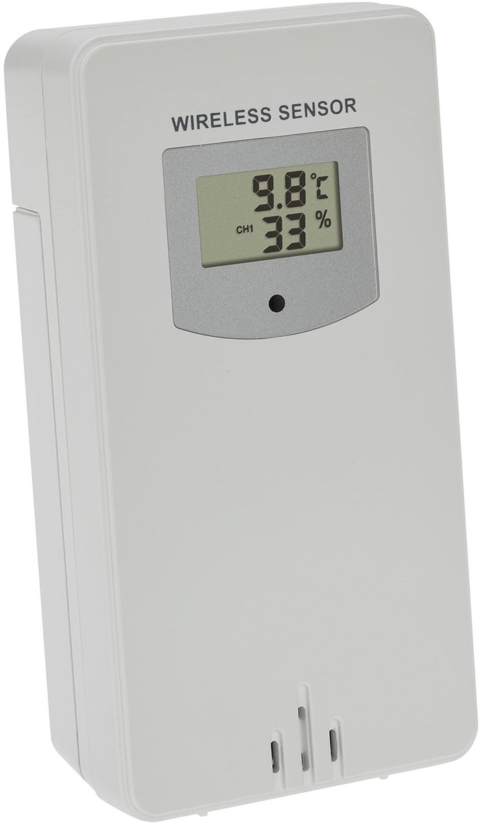 Solidchoice - Extra Draadloze Temperatuur- en Vochtigheidssensor voor Weerstation