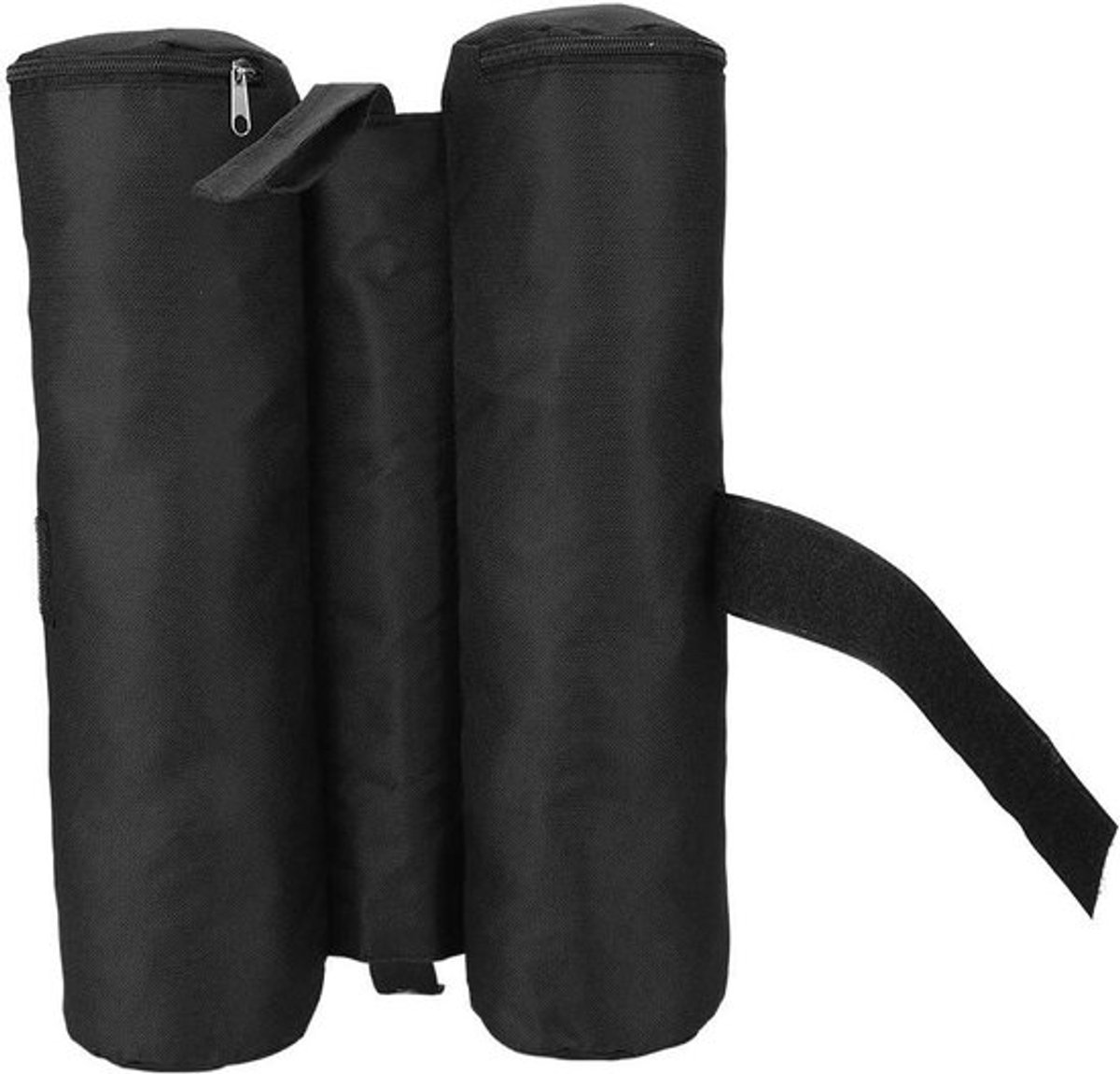 Zandzak Voor Tenten Voor Extra Stabiliteit Bij Slecht Weer En Wind - Gewichten Voor Daktenten - Zandzakken Voor Overkappingtentpoten (Zwart)