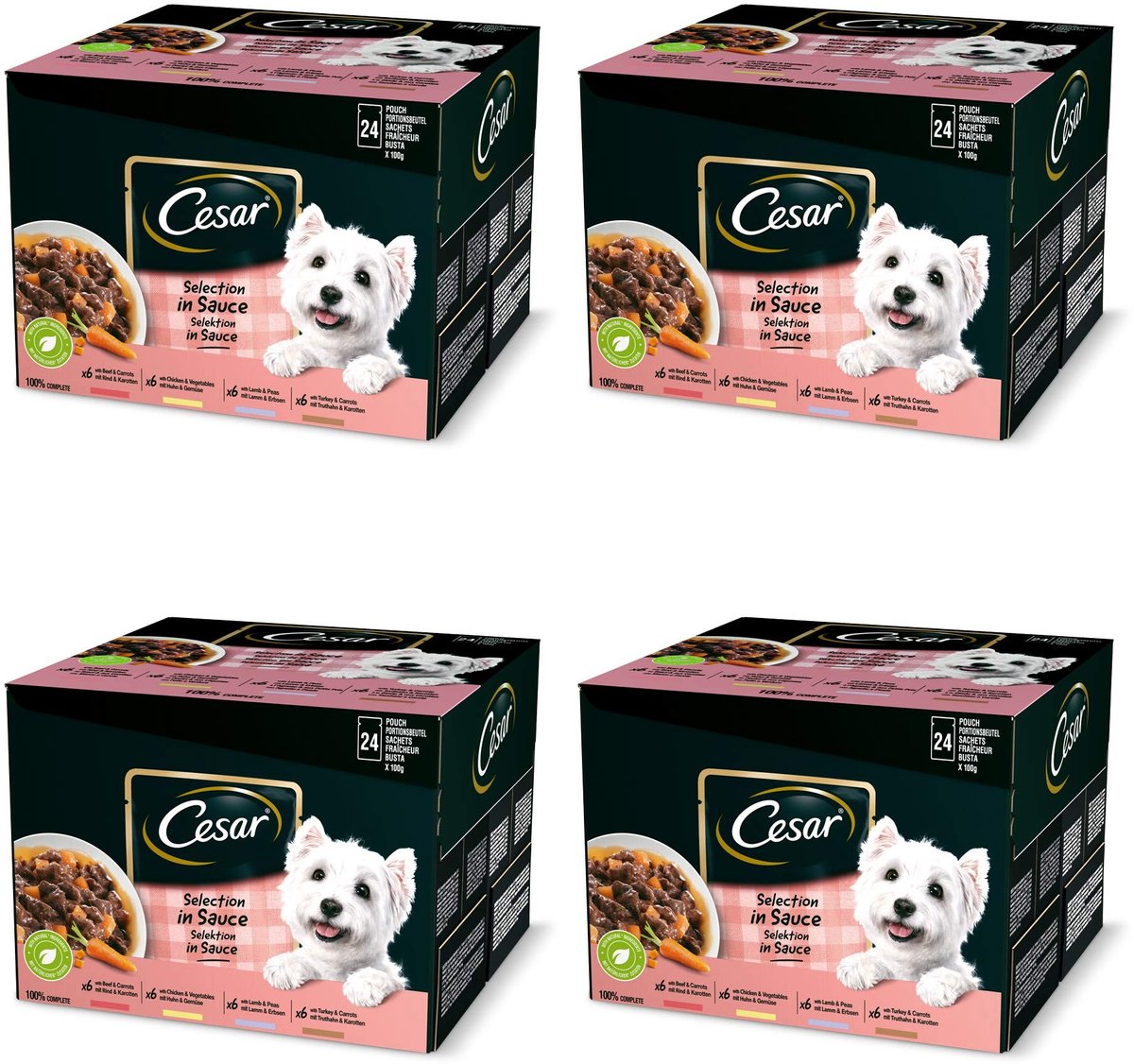 Solidchoice - Natvoer voor Honden in Diverse Smaken 96 x 100 g