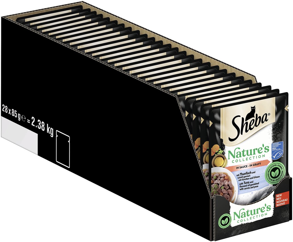 Solidchoice - Premium Natvoer voor Katten met Tonijn in Portieverpakking 28 x 85 g