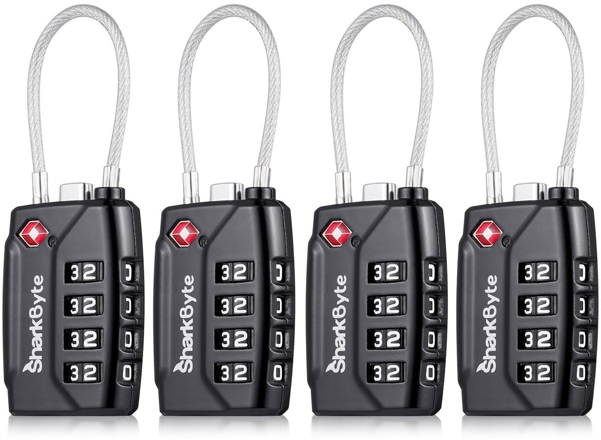 Solidchoice - TSA Goedgekeurde Koffersloten met 4-cijferige Combinatie