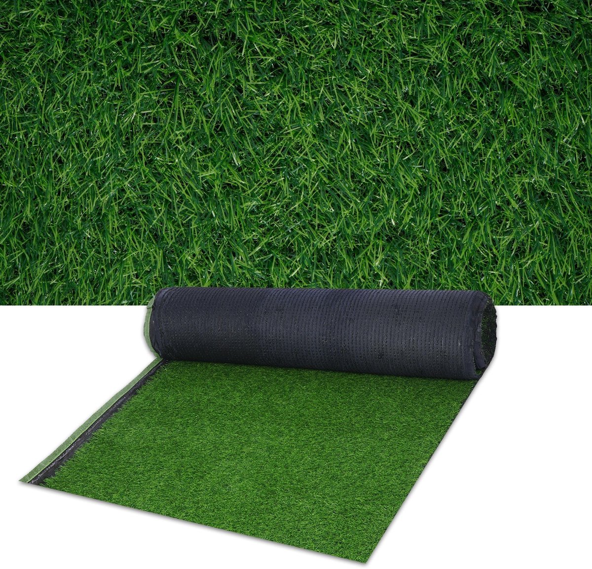 Solidchoice - Kunstgrasmat voor Tuin en Balkon 1 x 10 m