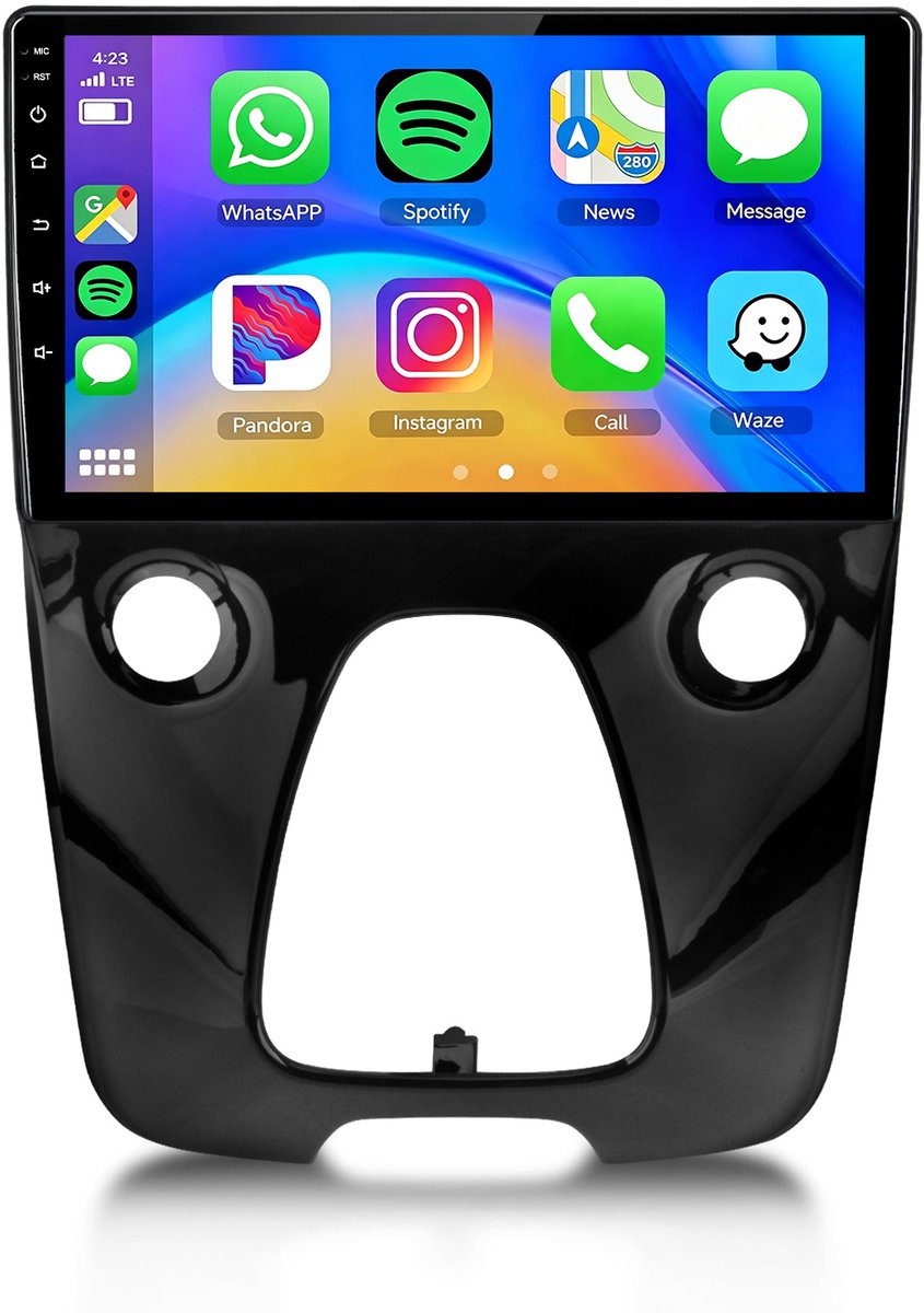 Cestovet LINUX Autoradio - Geschikt Voor Toyota Aygo / Citroen C1 / Peugeot 108 - Apple Carplay & Android Auto - Bluetooth & Wifi FM,RDS,USB