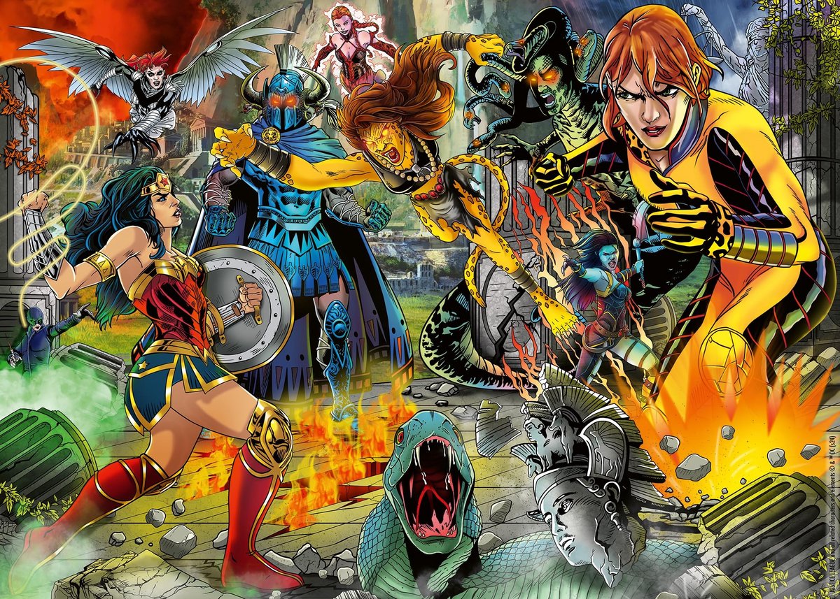 Solidchoice - Wonder Woman Puzzel van 1000 Stukken