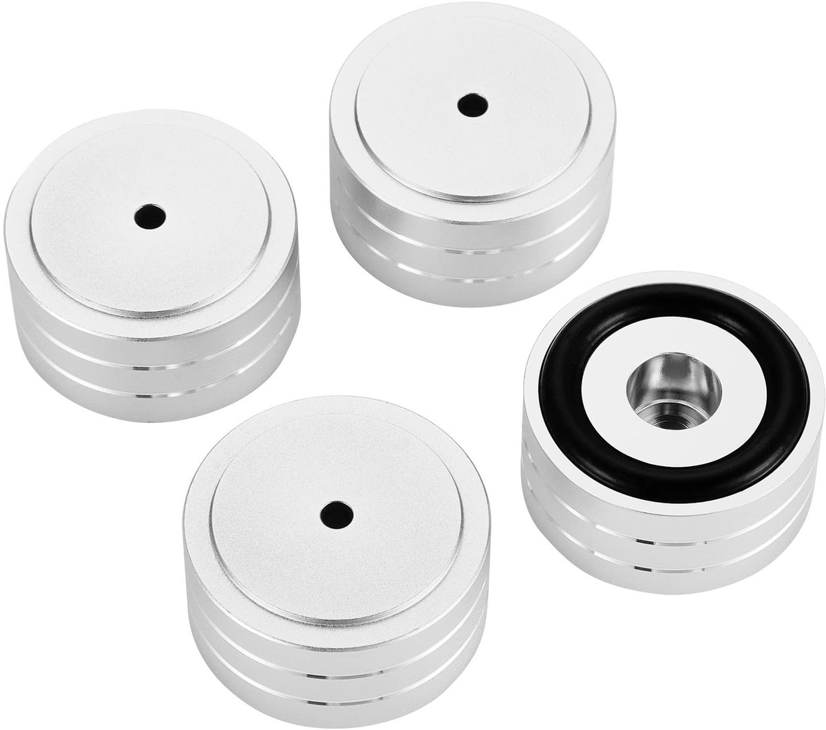 Solidchoice - Set van 4 Aluminium Speaker Isolatievoeten voor HiFi