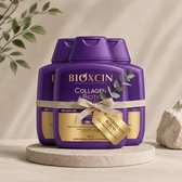 Bioxcin - Shampooing Volume Collagène & Biotine 3x300 ml (Anti-chute) - Shampooing collagène Biotine - Biotine pour hair - Shampooing Collagène - Soins capillaires - Chute de cheveux - Shampooing