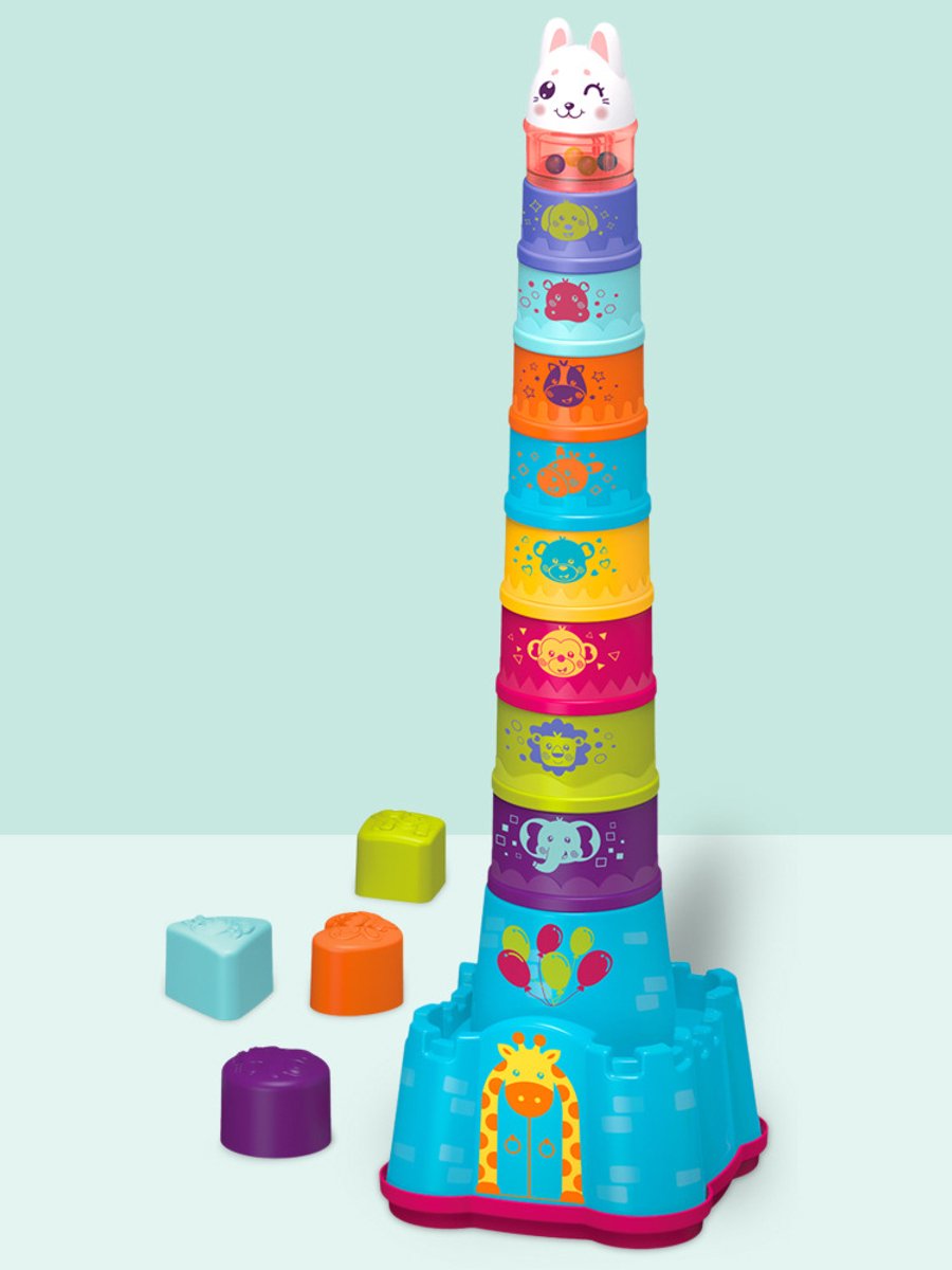 Loha party® Stapelspeelgoed - Stapeltoren - Montessori speelgoed - Educatief Speelgoed - Sensorisch Speelgoed - kinderspeelgoed - Vanaf 3 Jaar