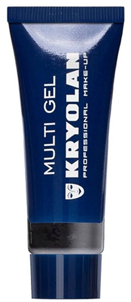 Kryolan Glittergel Zwart Fijn