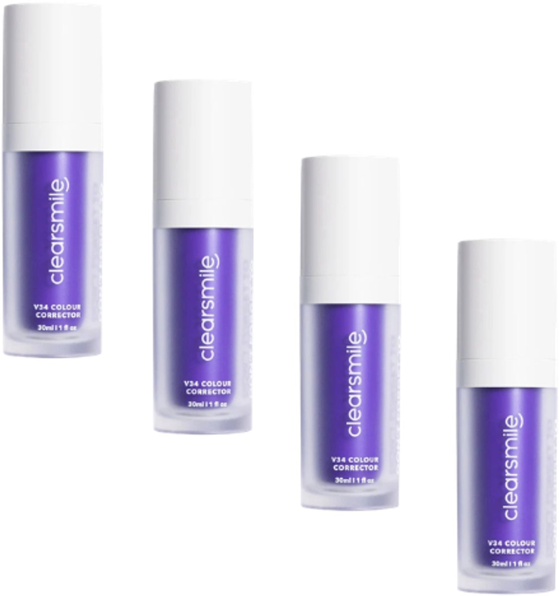 4x Clearsmile V34 Colour Corrector Serum - 30 ml