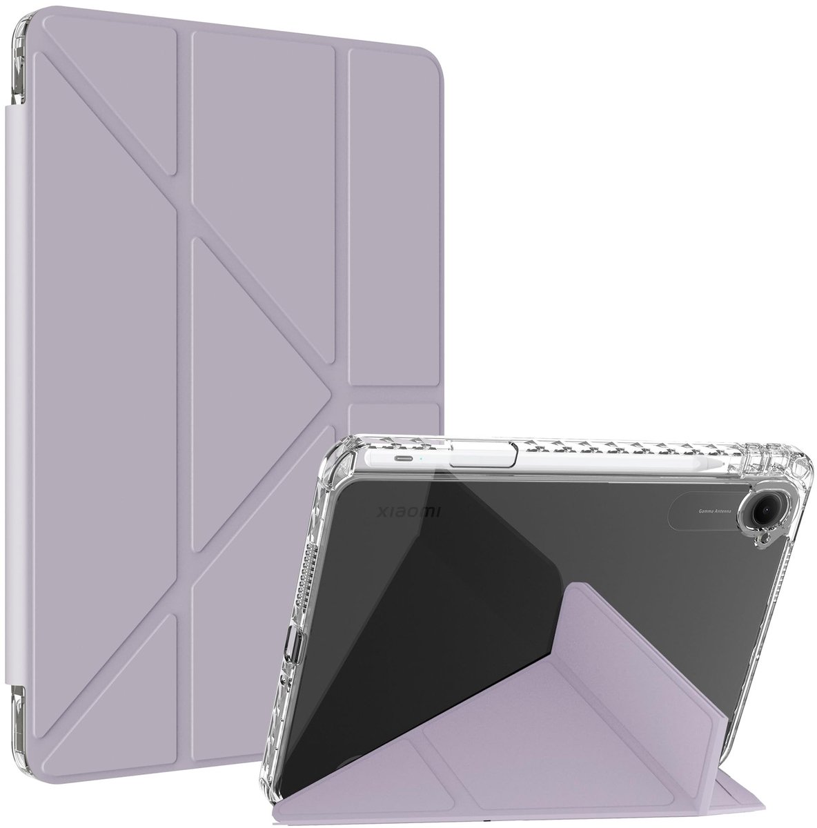Solidchoice - Dunne Magnetische Beschermhoes voor Xiaomi Pad Mini - Paars