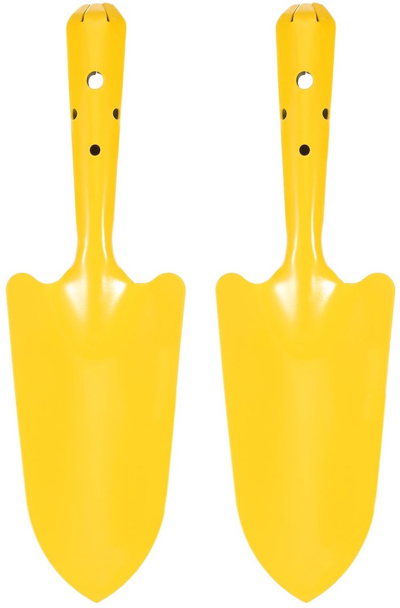 Solidchoice - Set van 2 Mini Metaal Scheppen voor Tuinieren
