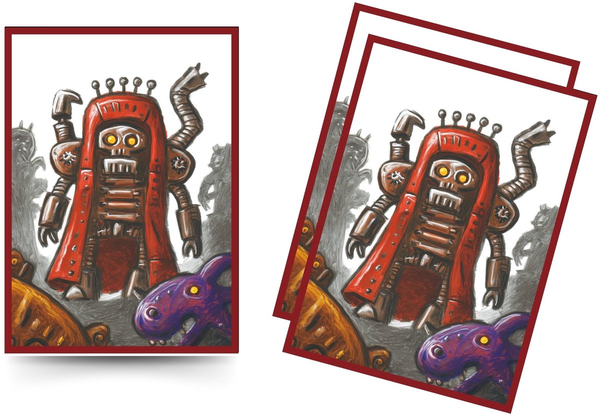 Solidchoice - Set van 100 Trading Card Hoezen met Matte Achterkant en Heldere Voorkant (66 x 92 mm)