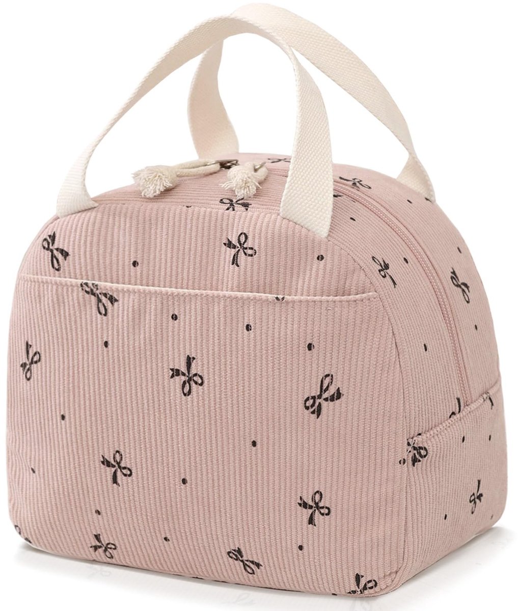 Solidchoice - Corduroy Lunch Bag met Isolatie en Handvatten