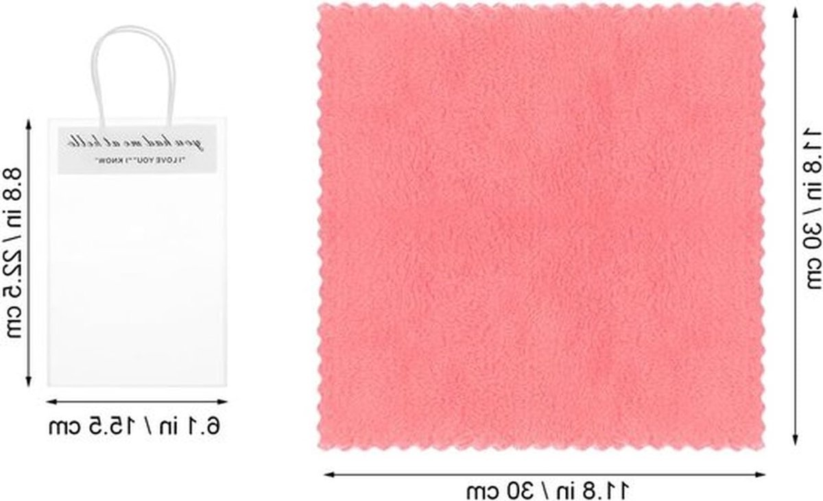 Zachte Coral Fleece Handdoeken Set van 12 Stuks in Berenvorm voor Feestjes, Verjaardagen en Trouwen