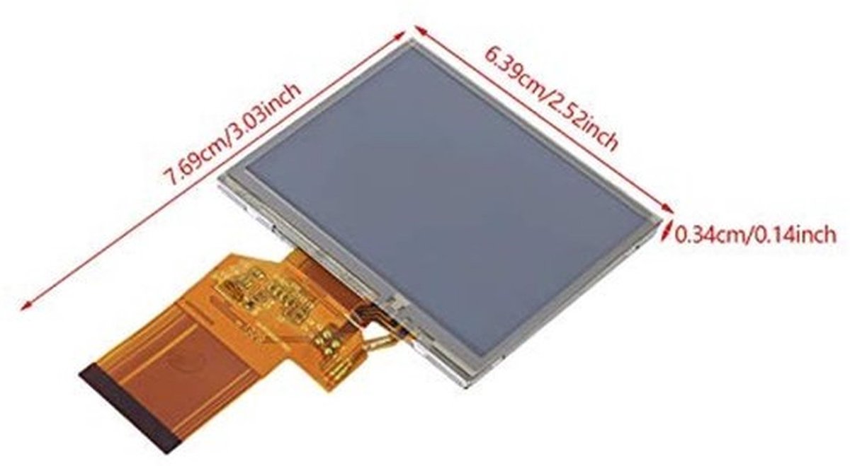 TFT LCD-scherm 3,5 inch - 320x240 resolutie - compatibel met LQ035NC111 - 54pin LCD - hoogwaardige kwaliteit - professioneel team - Beeldscherm