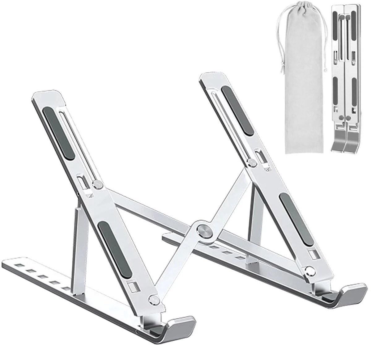 Okado Opvouwbare Laptopstandaard – Verstelbaar – Zilver