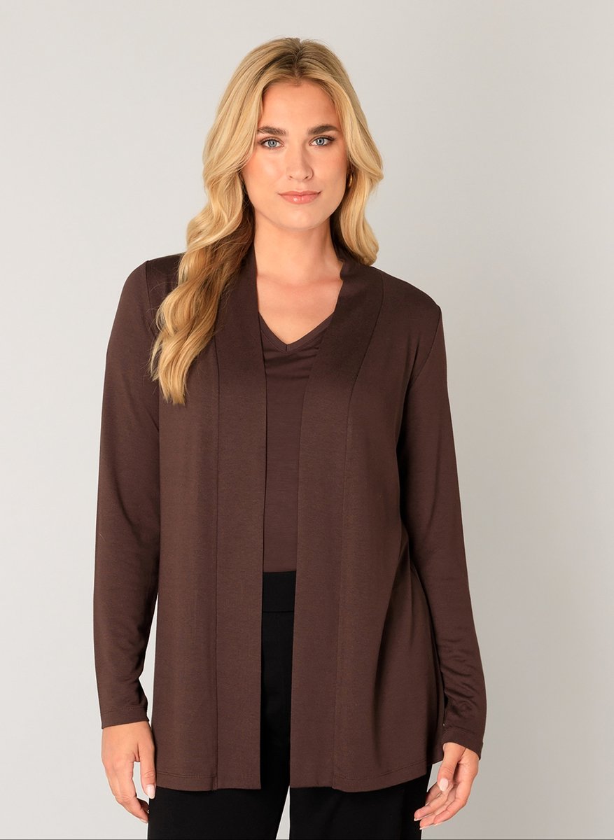 BASE LEVEL Yayla Vest - Brown - maat 42