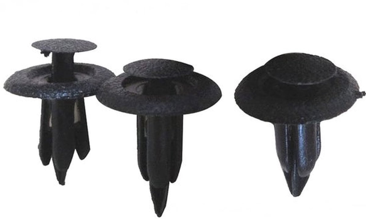 Bumper Clips 100 Stuks - Kunststof Bevestigingsclips - Auto Retainer Clips - Slijtvast - Duurzaam - Geschikt voor Bumpers en Deurkozijnen