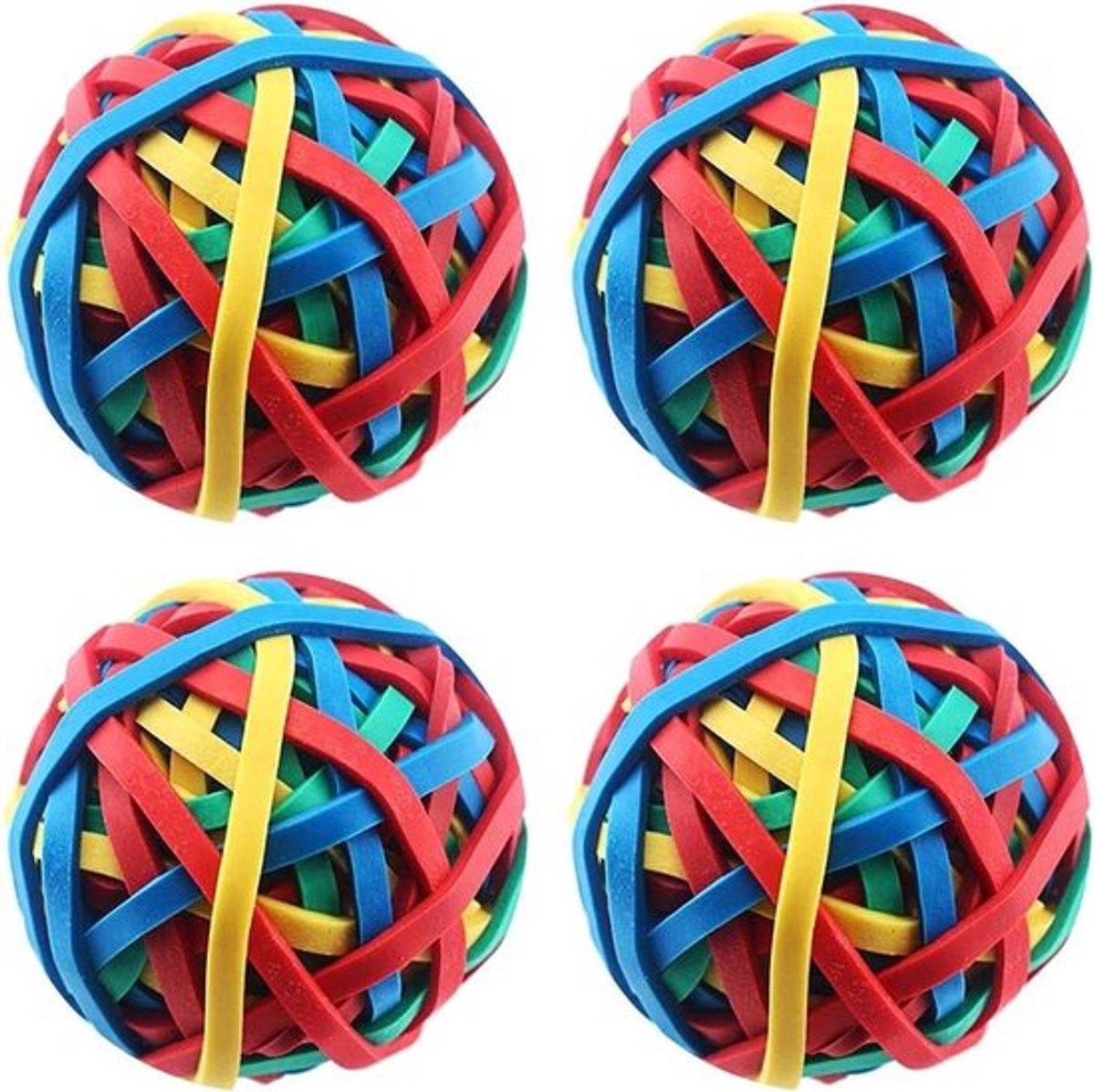 Kleurige Rubberband Ballen - 400 Stuks, Sterke Elastische Bands voor Kantoor, Thuis en Creatieve Klussen, Diverse Kleuren voor Organisatie en Handwerk